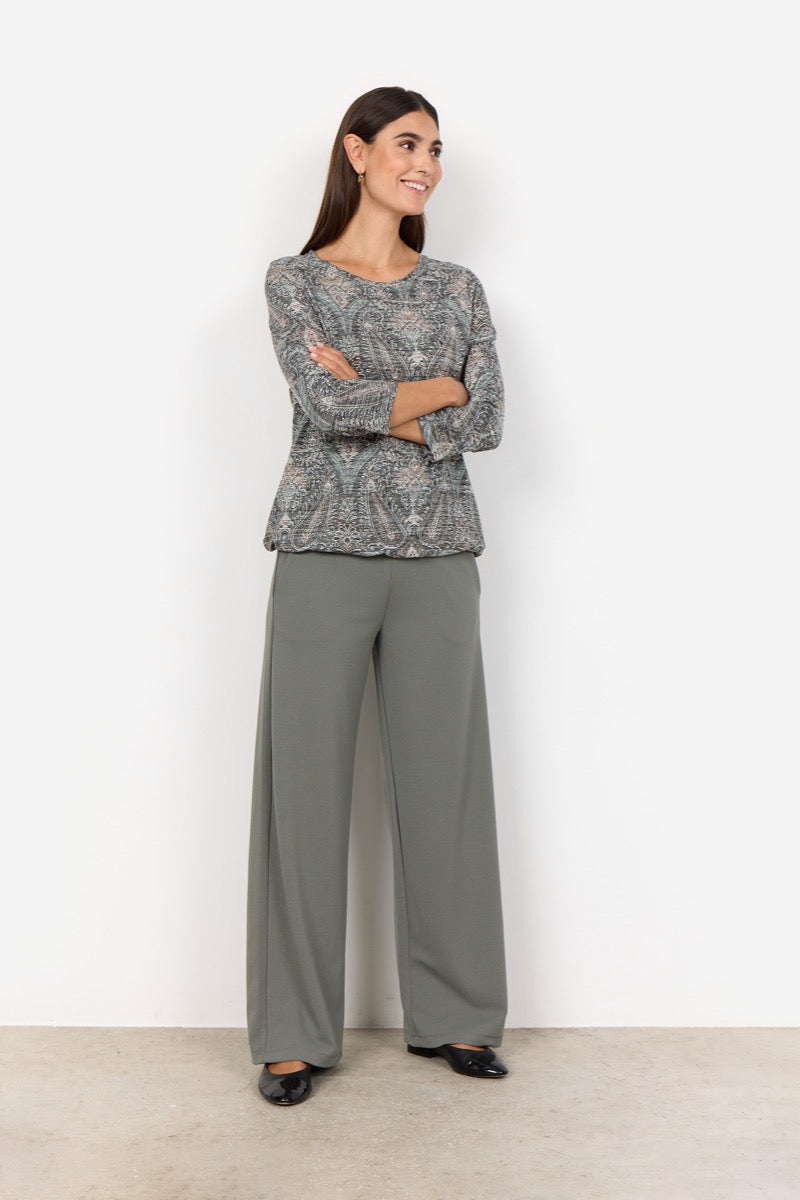SoyaConcept Galina 51 Bluse Støvet Grøn