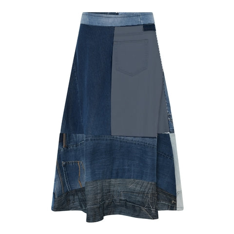Soulmate Brillia 2 Nederdel Denim Blå