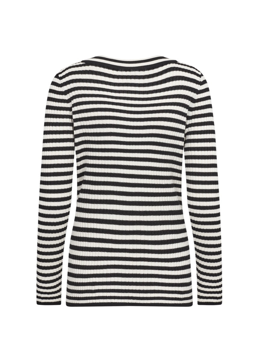 Soyaconcept Dollie 750 Pullover Stribet Sort