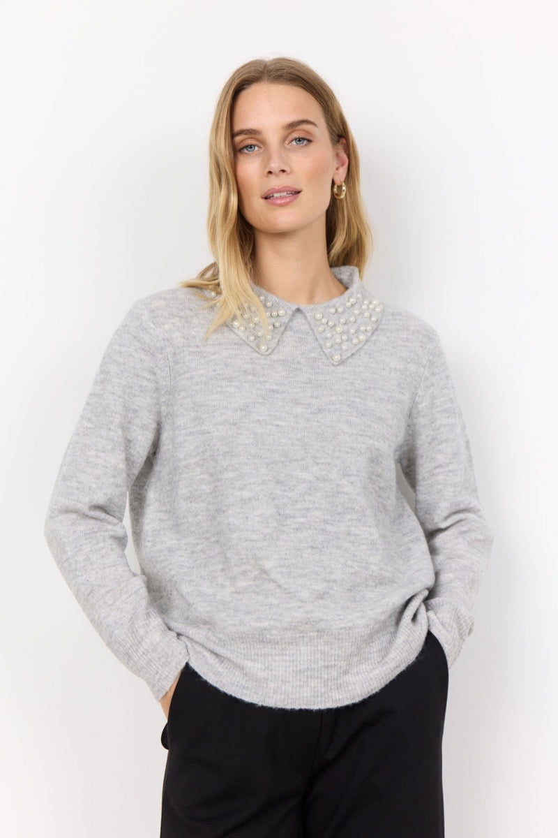 SoyaConcept Nessie 61 Pullover Lys Grå