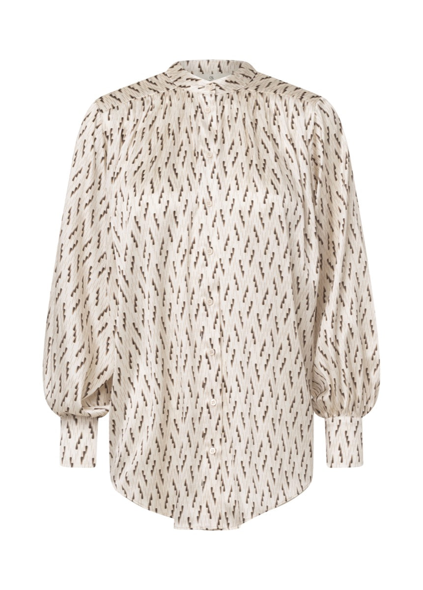 Charlotte Sparre SHE Skjorte Drops Cream