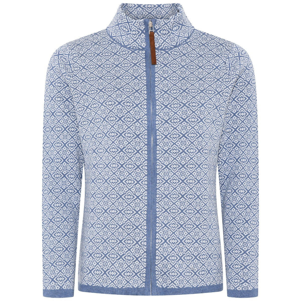 Skovhuus Cardigan Turtleneck Blå Melange
