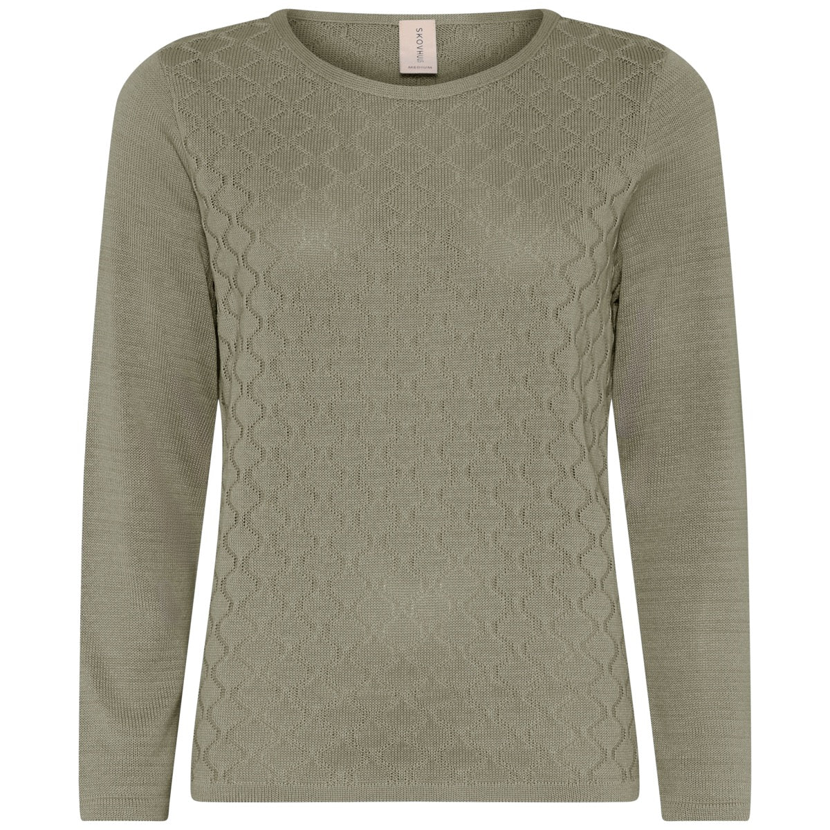 Skovhuus Pullover Feminine Leek Grøn