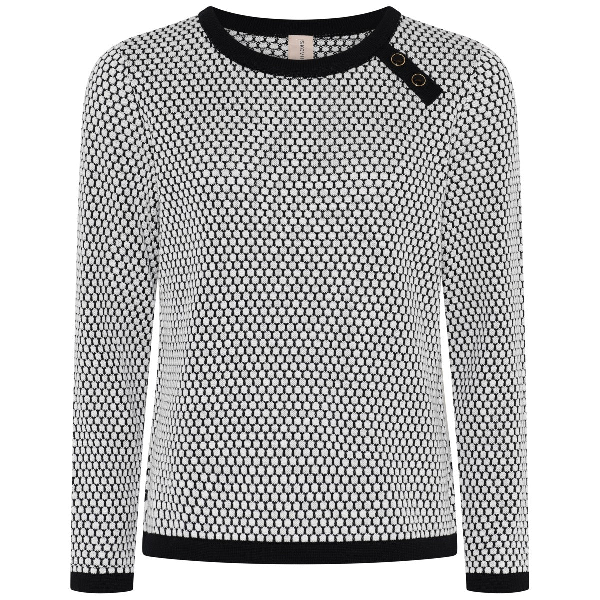 Skovhuus Pullover Sailor Stitch Off White