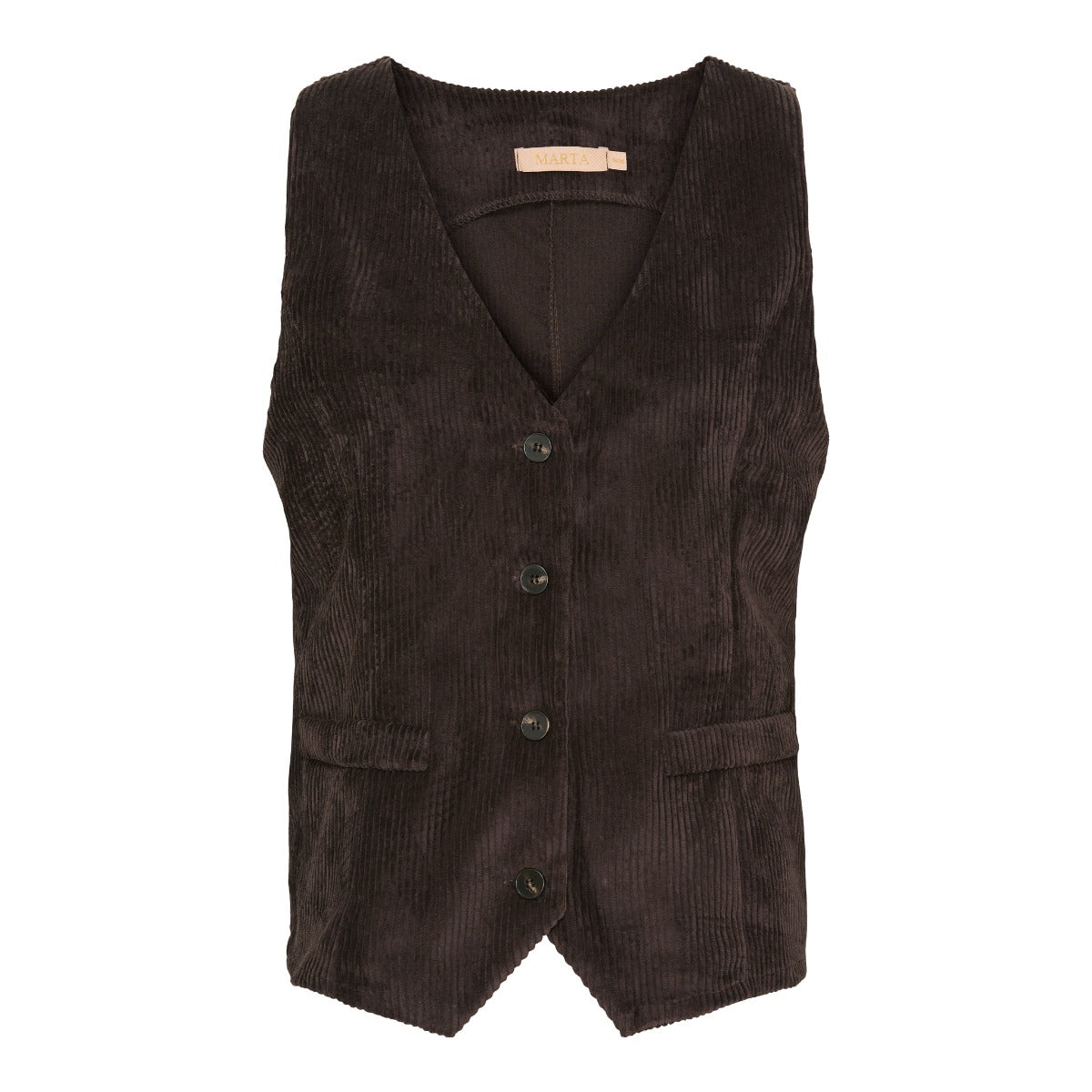 Marta Du Chateau Agatha Vest Marrone Brun