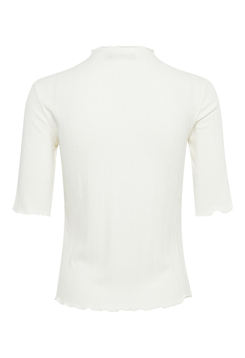 Karen By Simonsen Candace SS T-shirt Egret Hvid