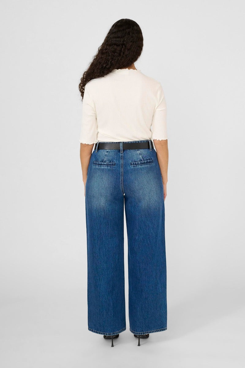 Karen By Simonsen Candace SS T-shirt Egret Hvid