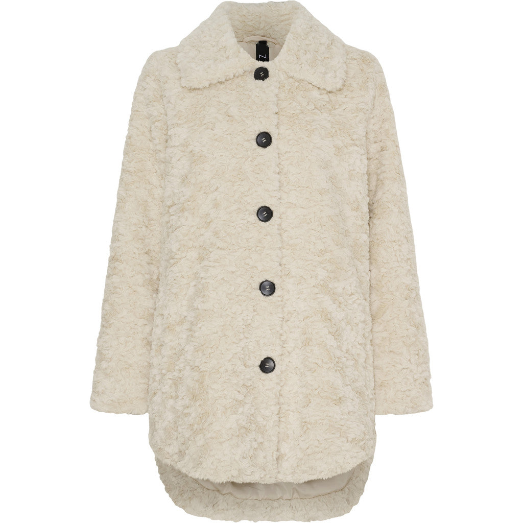 NOTYZ Jakke Fake Fur Beige