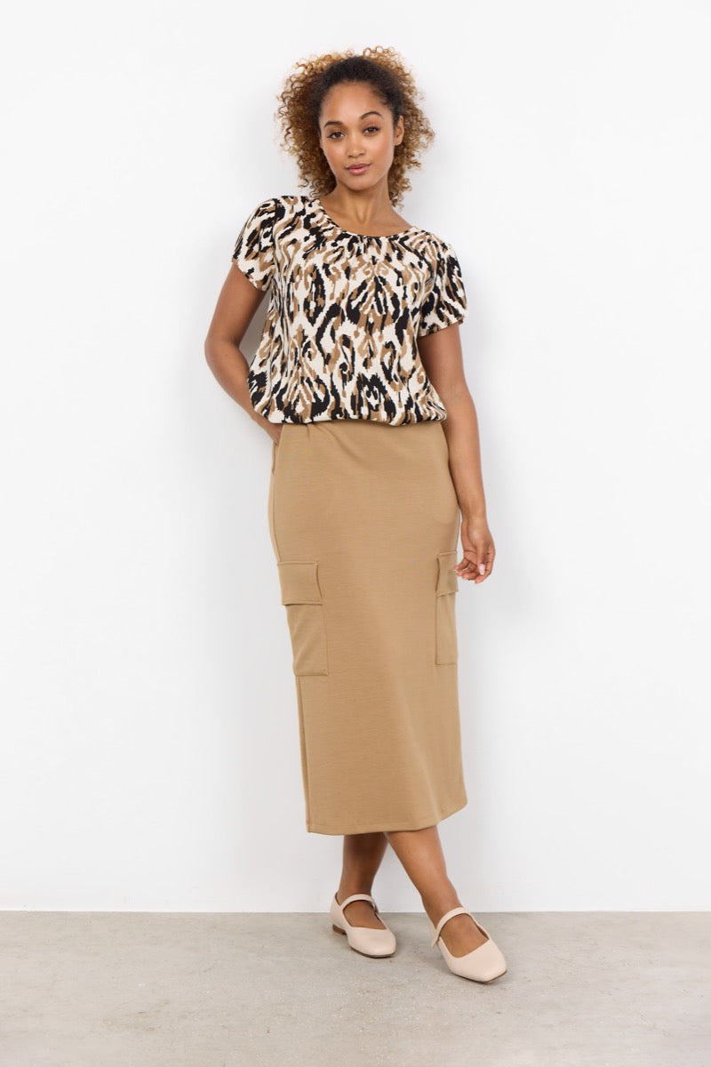 Soyaconcept Fang 1 Bluse Camel Brun