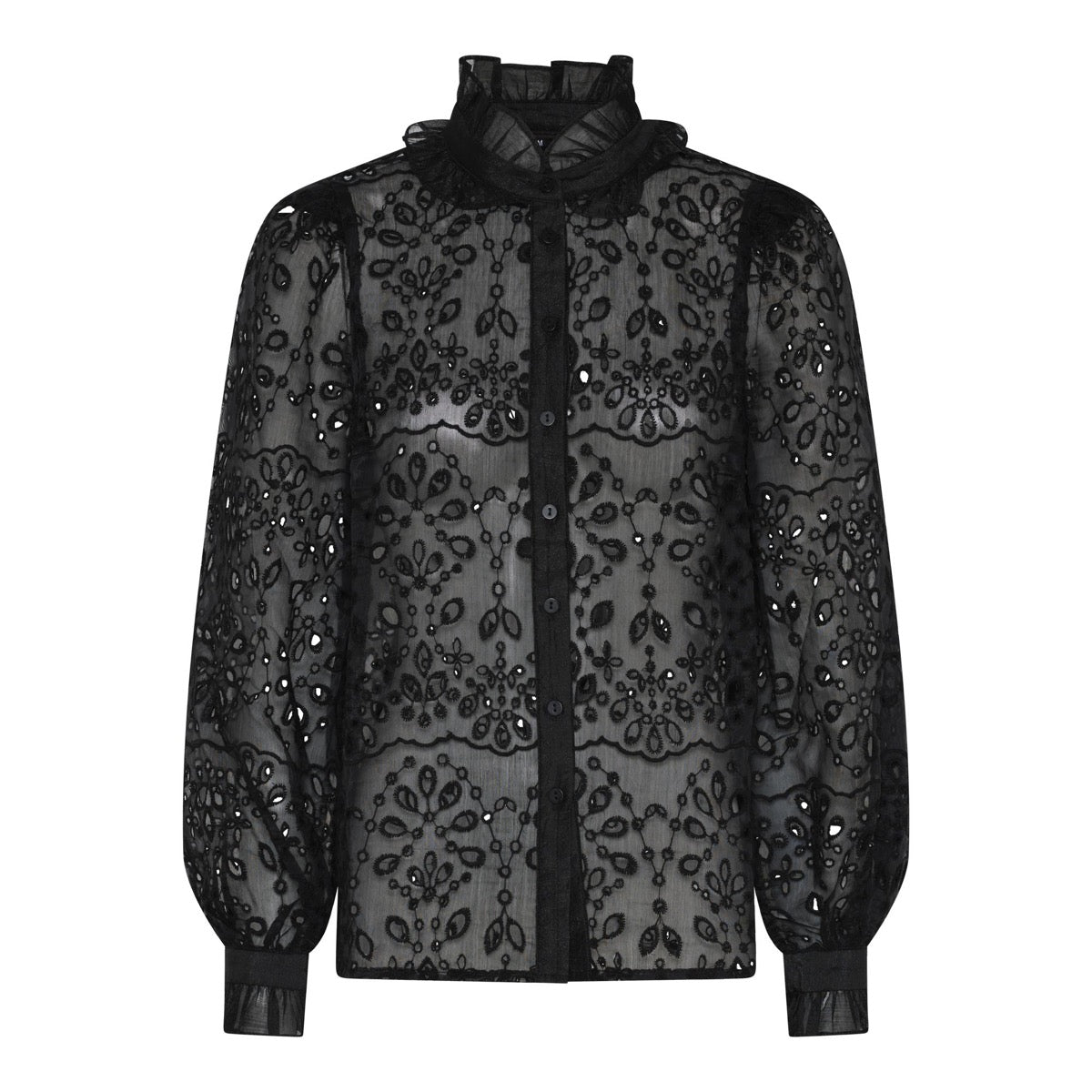 Soulmate Ulrikka Bluse Sort