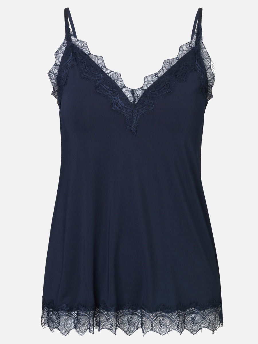 Rosemunde Copenhagen Strap Top Mørke Blå