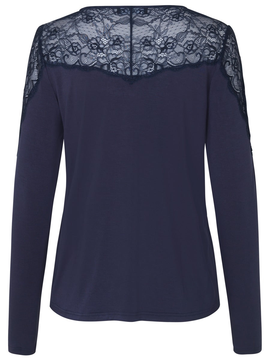 Rosemunde Copenhagen T-Shirt LS Blueberry