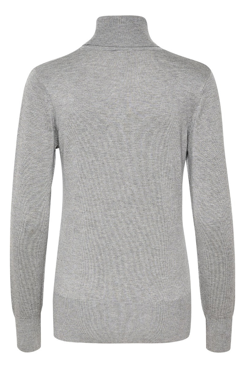 KAFFE Astrid Roll Neck Grå Melange