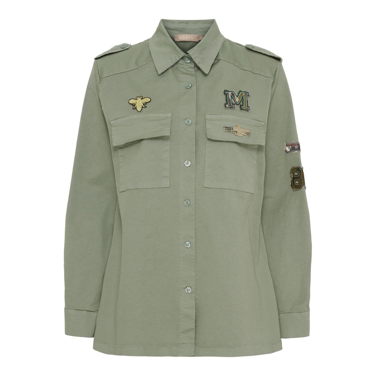 Marta Du Chateau Millie Jakke Military Grøn
