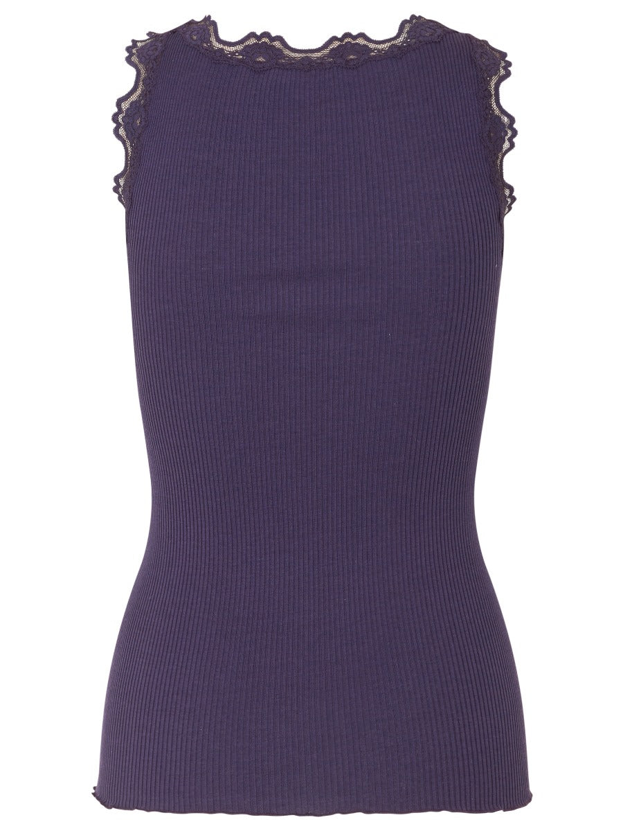 Rosemunde Copenhagen Silke Top Purple Velvet Lilla