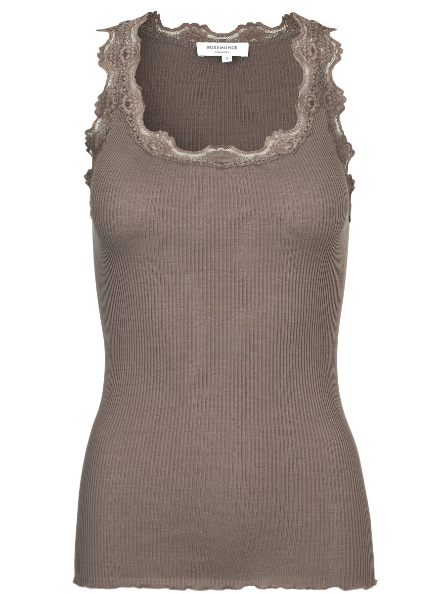 Rosemunde Copenhagen Silke Top Falcon Brun