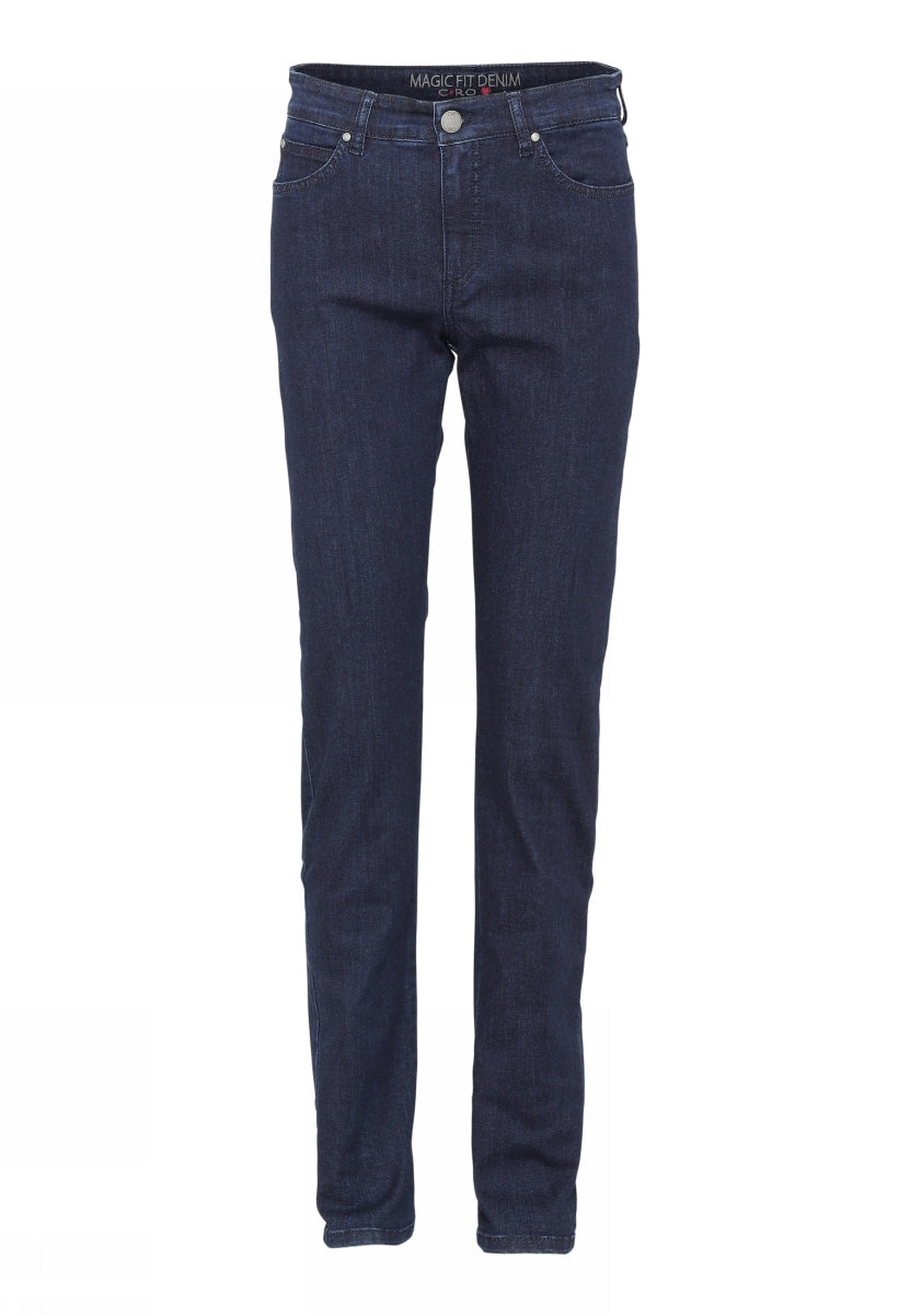Cero Magic Fit Denim Bukser Regular Foot Mørke Blå