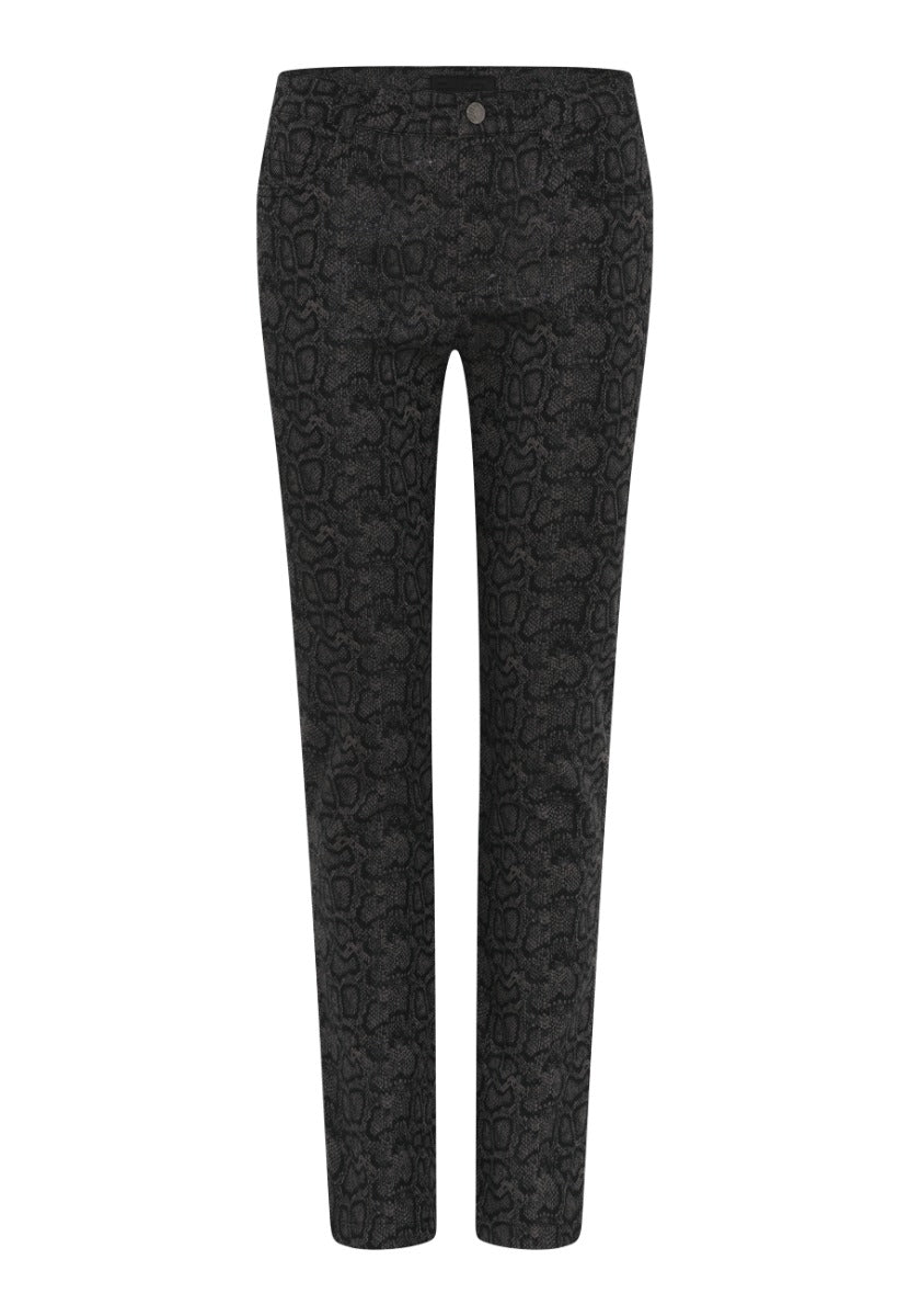Cero Lina Long Bukser 5 pockets Snake Brun