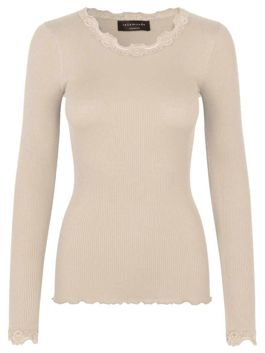 Rosemunde Copenhagen Silke T Shirt LS Beige