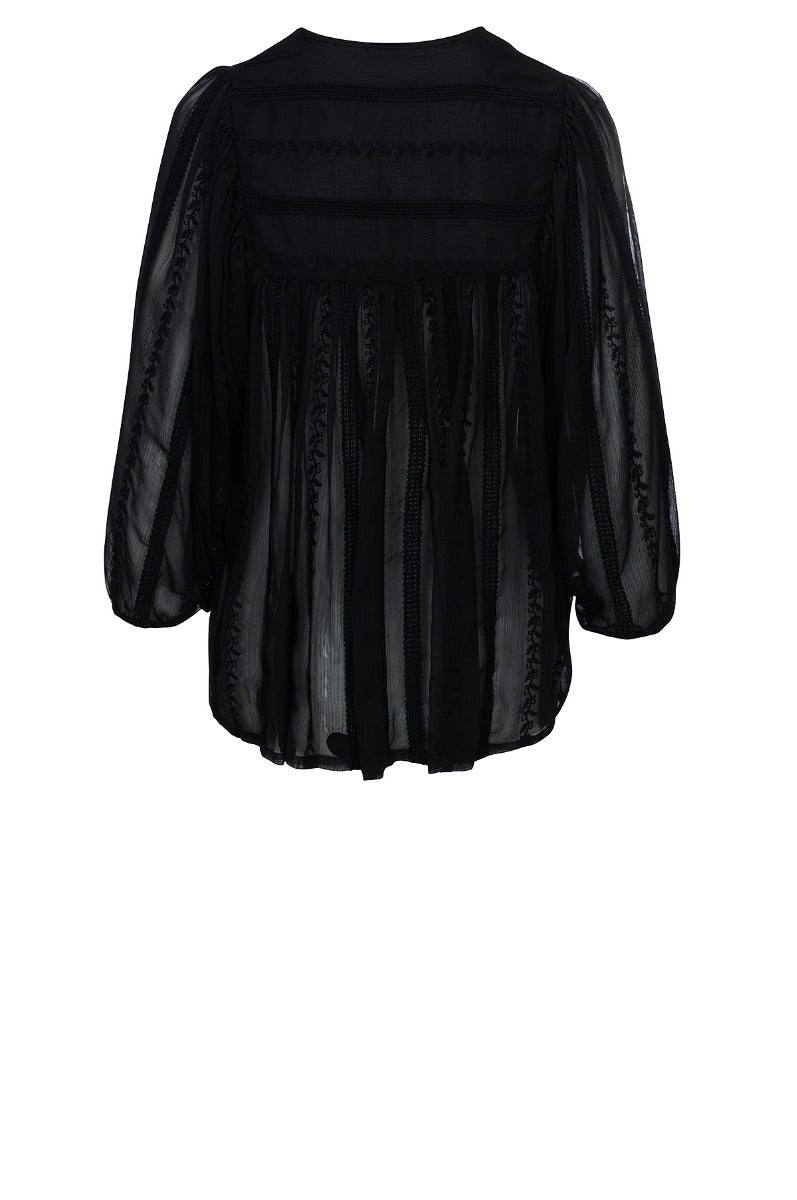 One Two Renee Bluse Sort