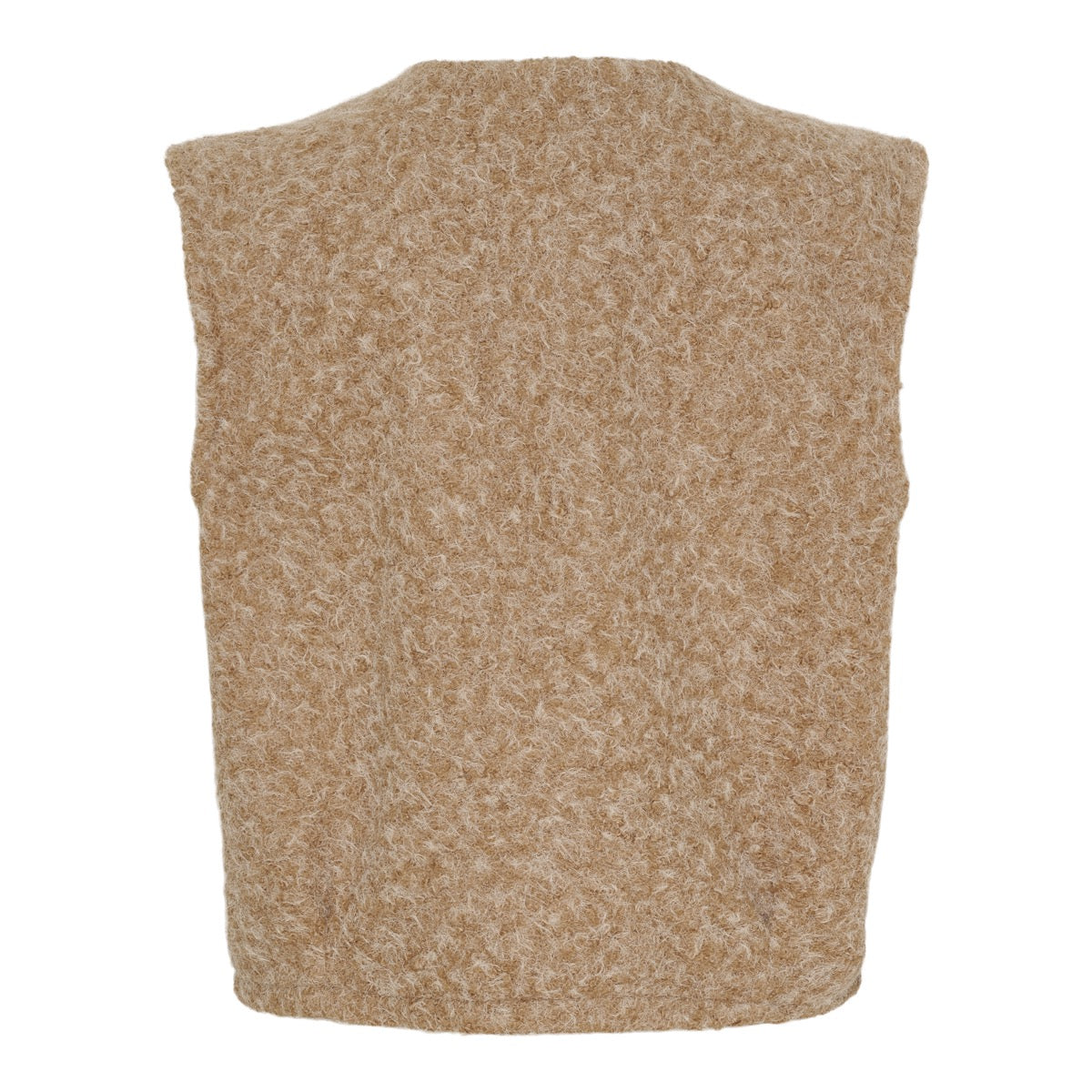 Marta Du Chateau Capella Strik Vest Camello Lys Brun