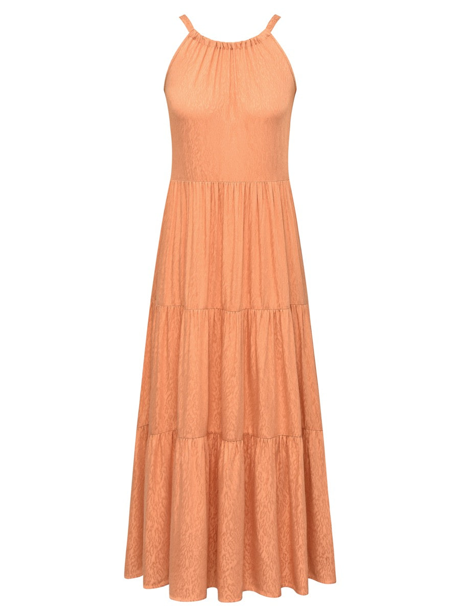 Nü Denmark Palina Kjole Bæredygtig Hot Orange