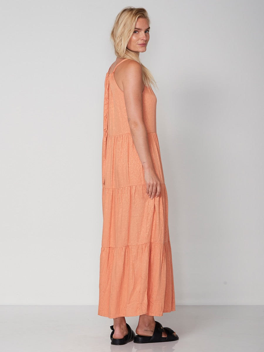 Nü Denmark Palina Kjole Bæredygtig Hot Orange