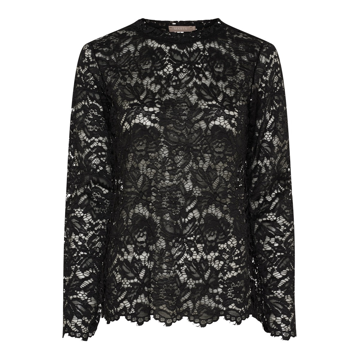 Marta Du Chateau Milley T-shirt Langærmet Sort