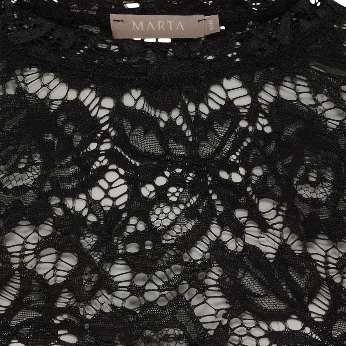 Marta Du Chateau Milley T-shirt Langærmet Sort