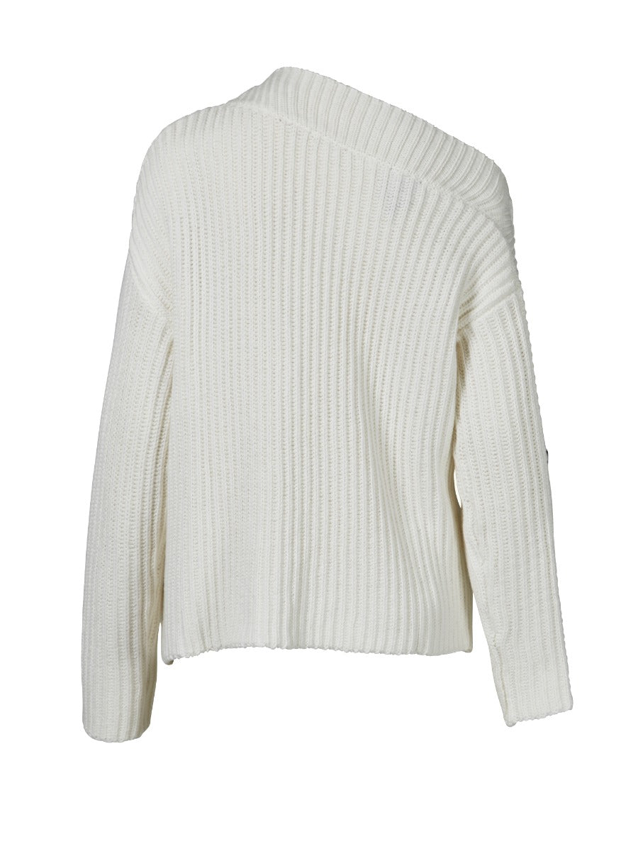 Nu Denmark Ramia Strik Bluse Creme