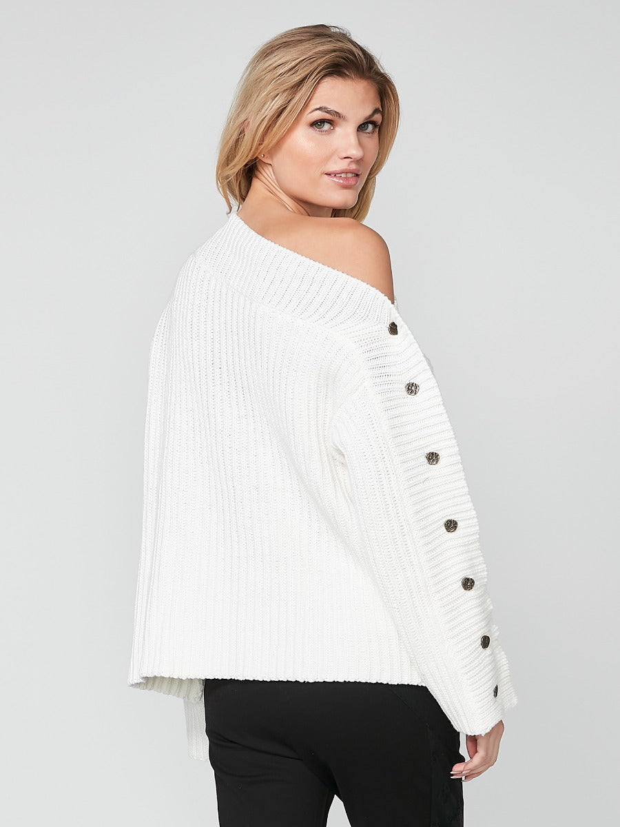 Nu Denmark Ramia Strik Bluse Creme