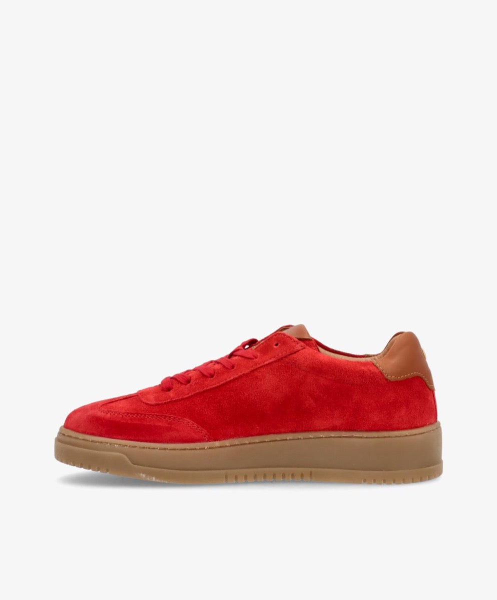 Shoedesign PRIME PULSE Sneak Suede Rød