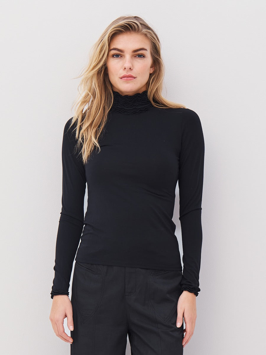 Nü Denmark Adele T-shirt Langærmet Grå