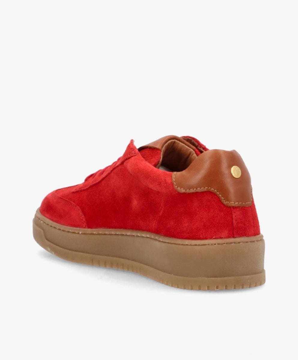Shoedesign PRIME PULSE Sneak Suede Rød