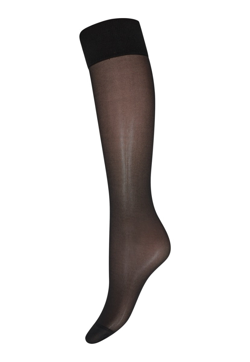 DECOY Kneehigh Compression Strømpe Sort