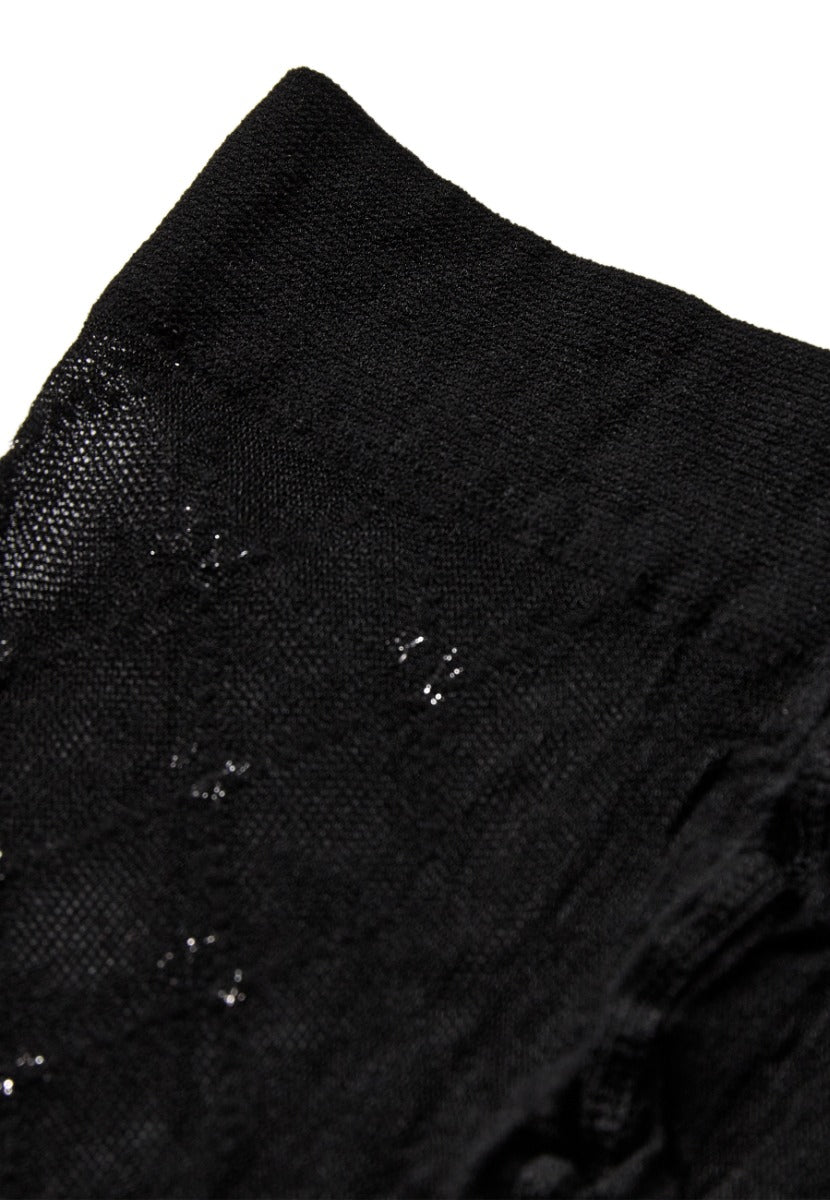DECOY Strømpebuks Tight Check Lurex Sort
