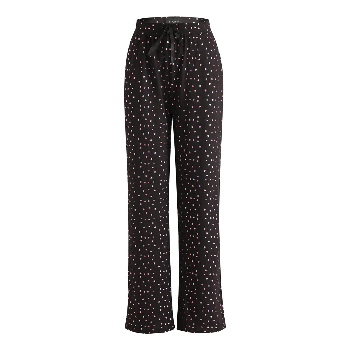 Liberte Alma Wide Bukser Sort Pink