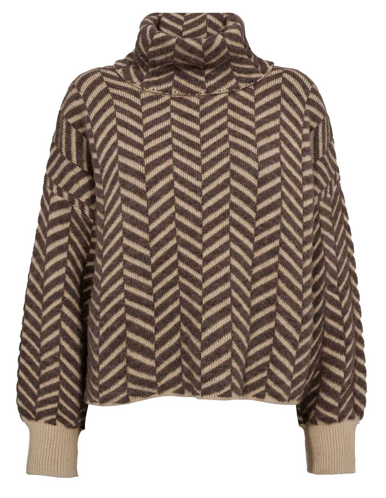 GOSSIA GinaGO Sweater Sand Brun Mix