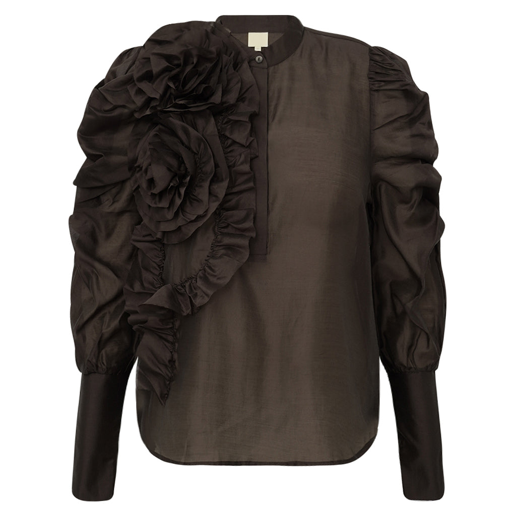 GOSSIA DevineGO Bluse Coffee Brun