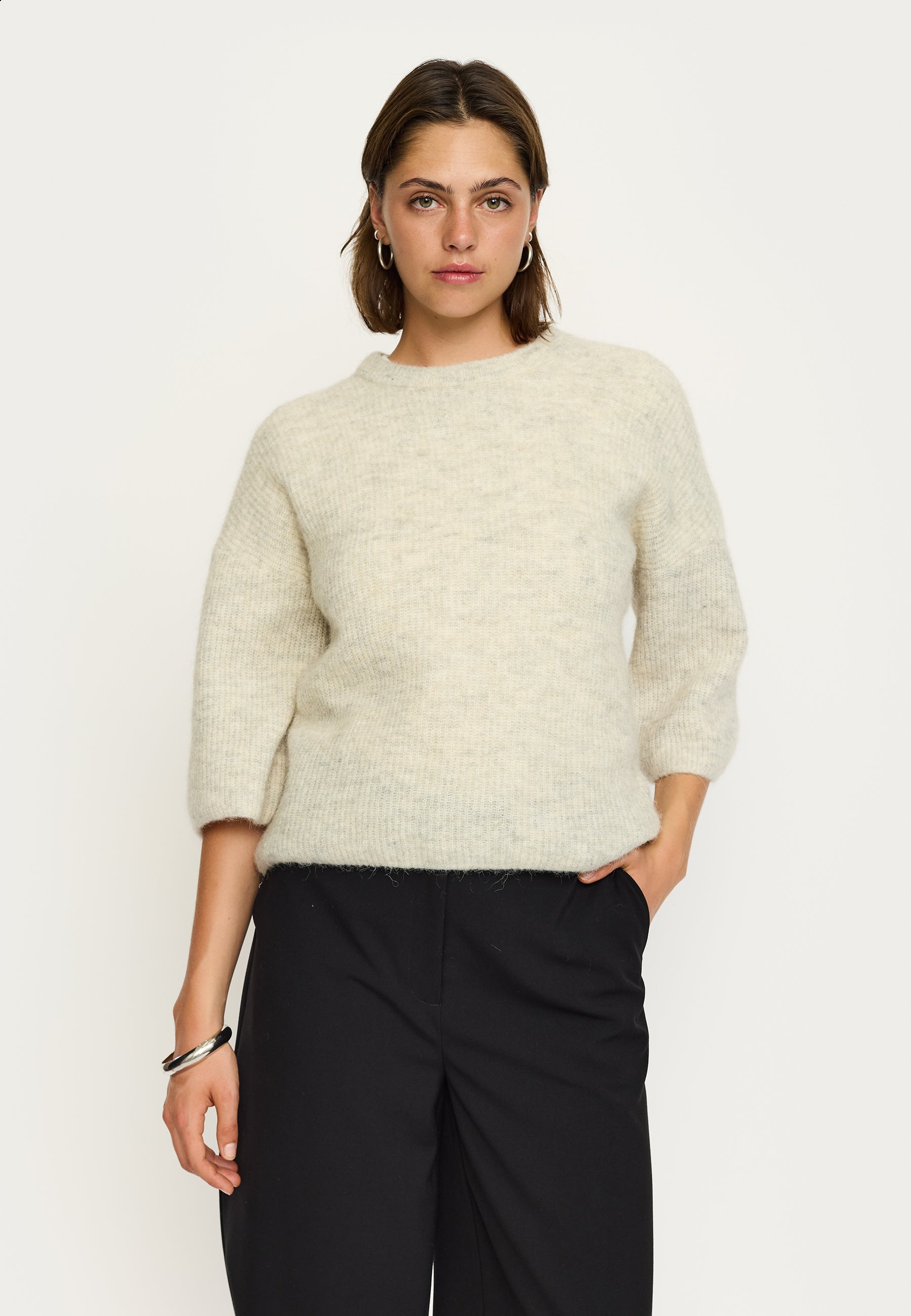 Soft Rebels Hema Strik Pumice Stone Melange Beige