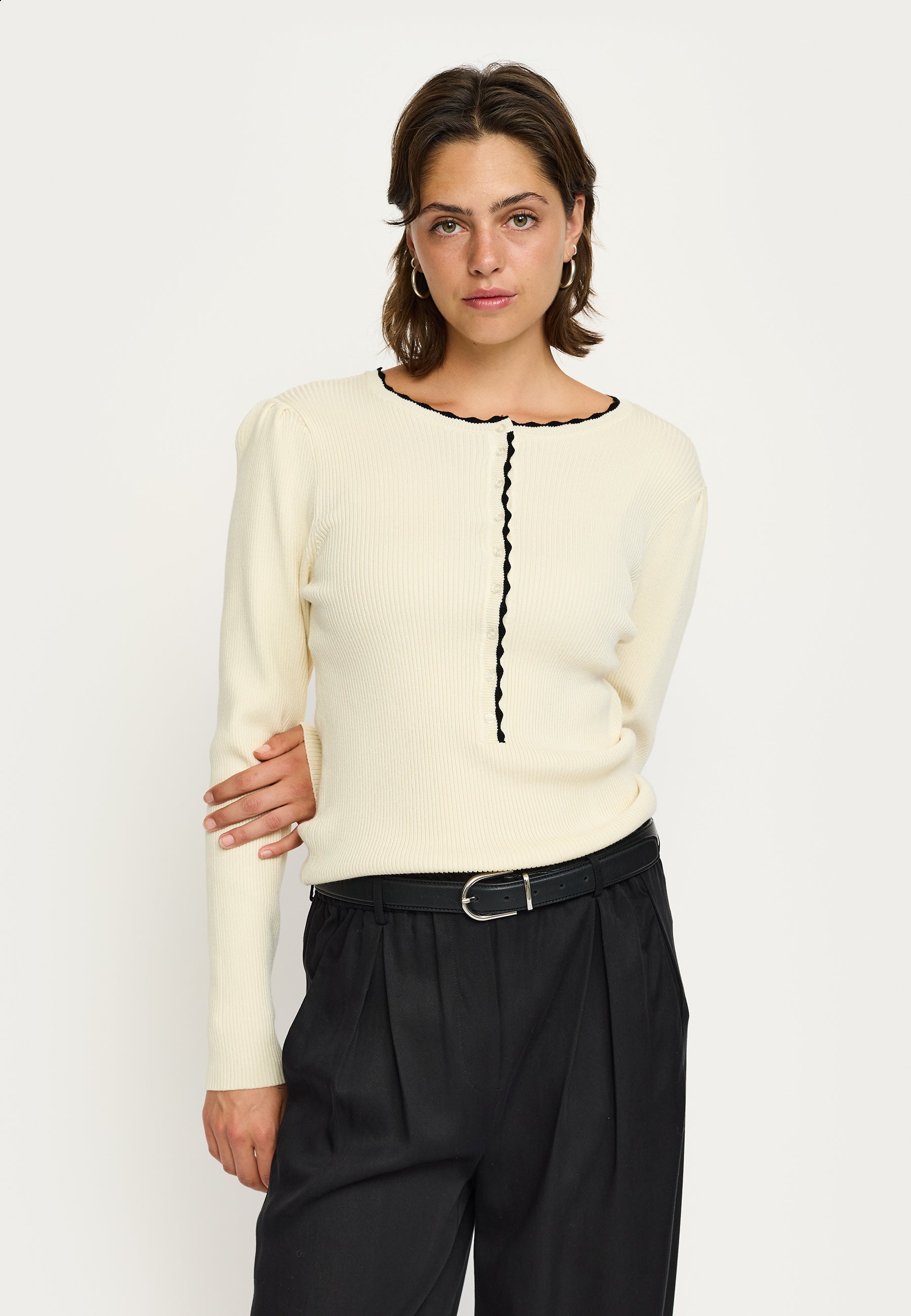 Soft Rebels Jude Strik Arctic Wolf Creme