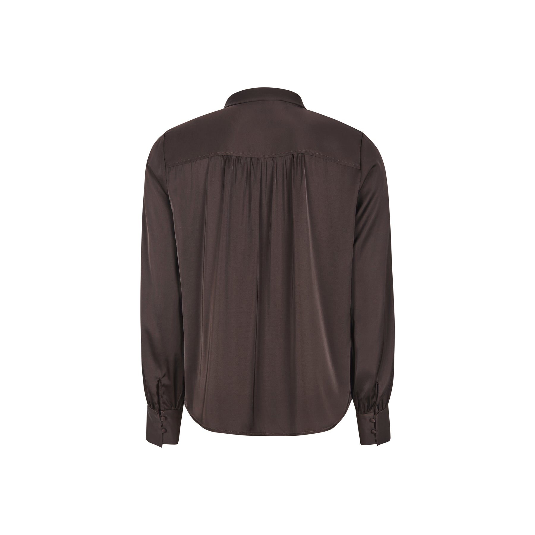 Soft Rebels Abia Bluse Langærmet Coffee Bean Brun