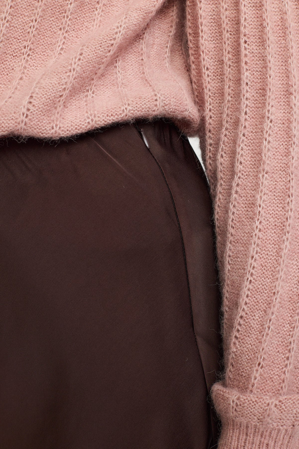 Soft Rebels Abia Midi Nederdel Coffee Bean Brun