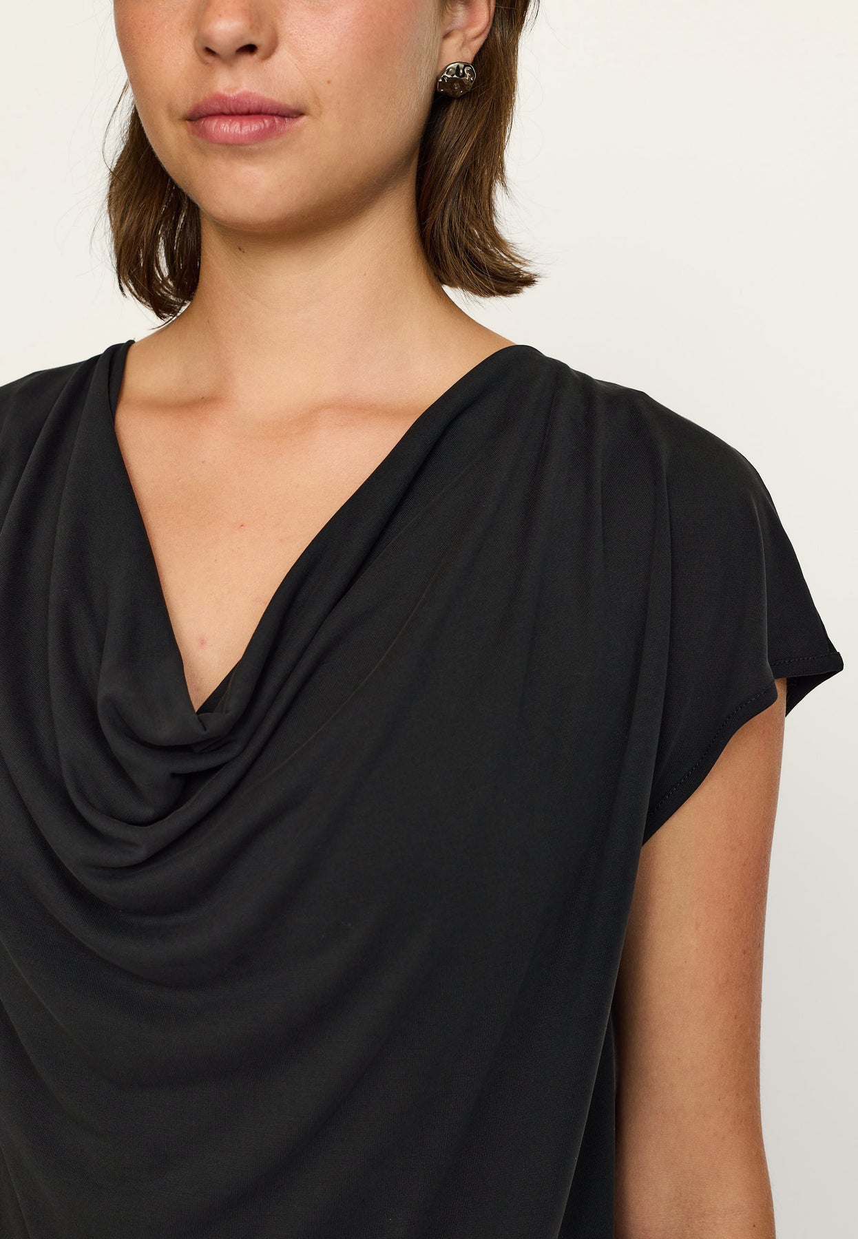 Soft Rebels Ella Top Draped Sort