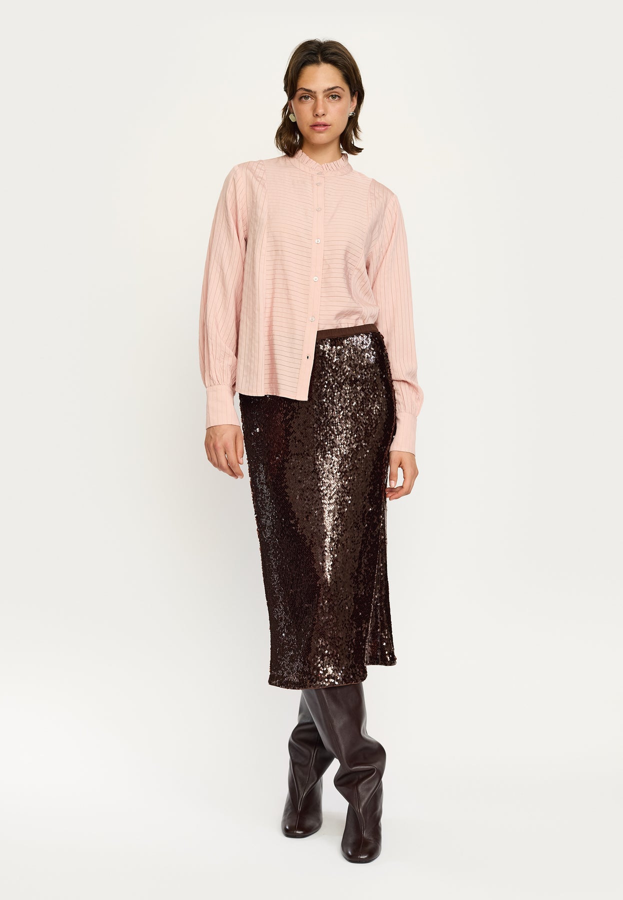 Soft Rebels Jemma Skjorte Misty Rosa