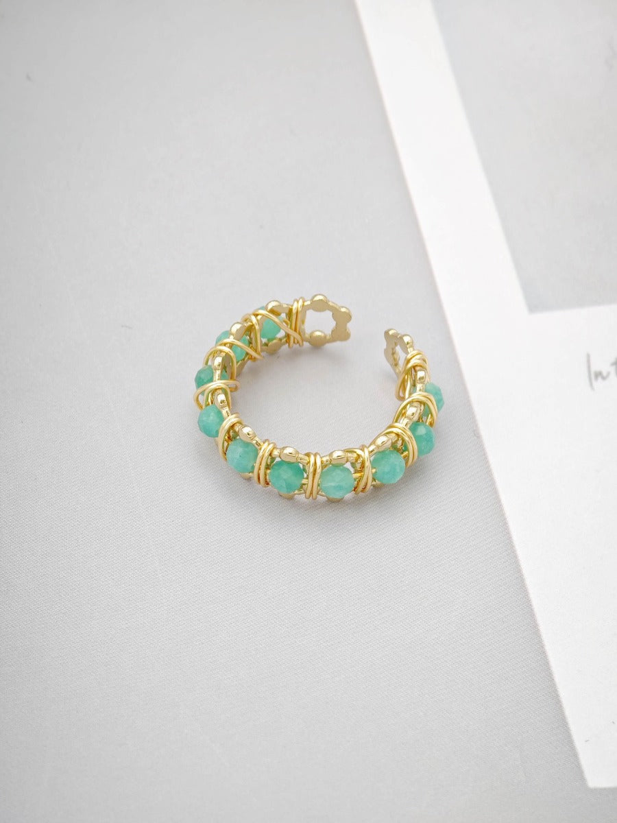 Löwenstein Fingerring Grønne Sten Guld