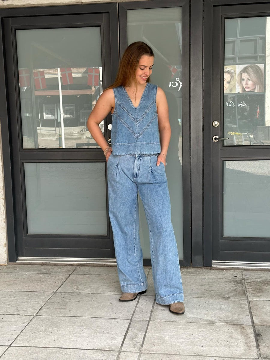 GOSSIA WildaGO Jeans Denim Blå