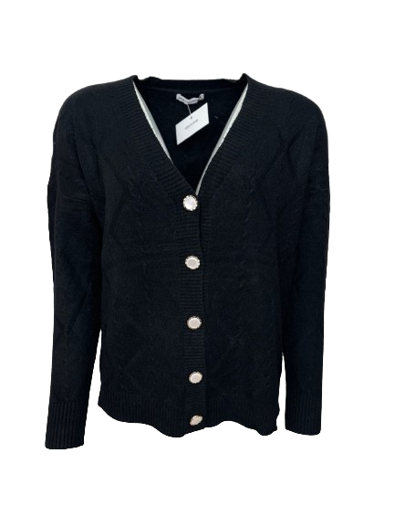 Löwenstein ISSY Twisted Cardigan Sort