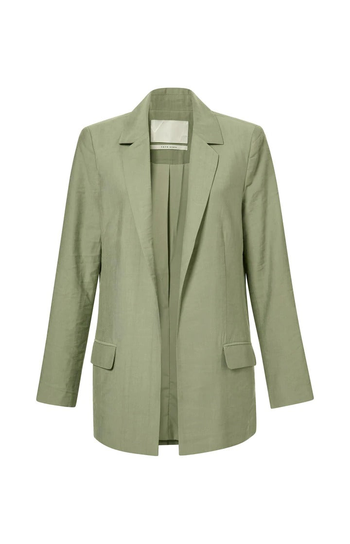 YAYA Blazer Loose Fit Seagraas Grøn