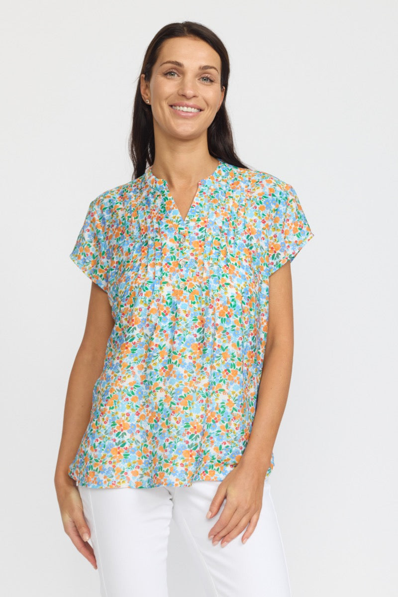 2 Biz Bloome Bluse Multi
